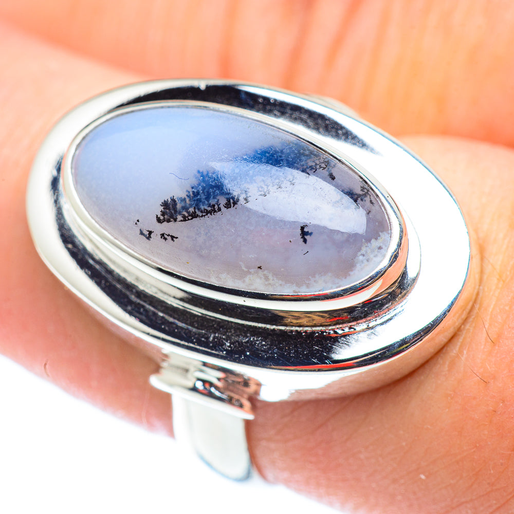 Dendritic Opal Rings handcrafted by Anasilvercos - RING54615