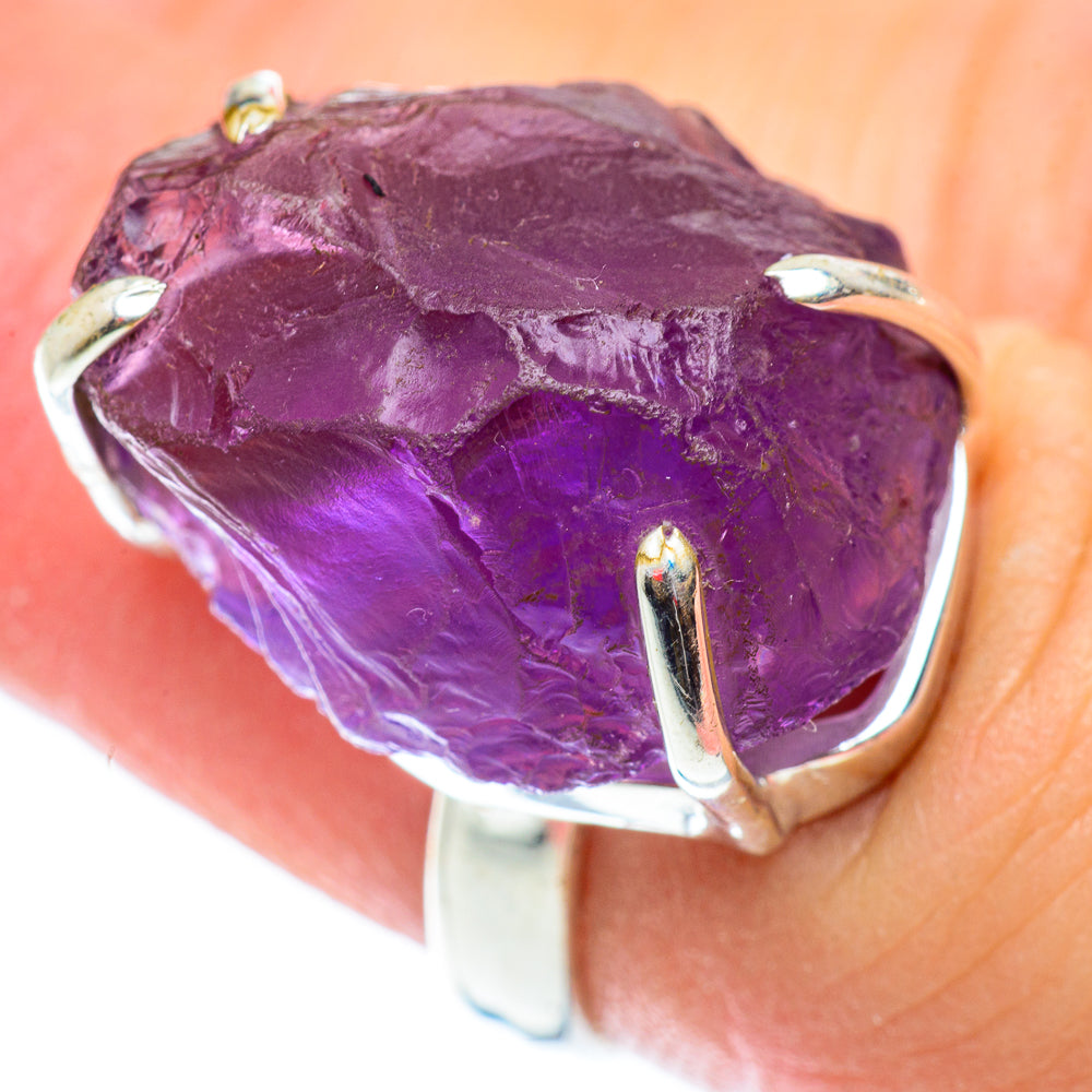 Amethyst Rings handcrafted by Anasilvercos - RING54641