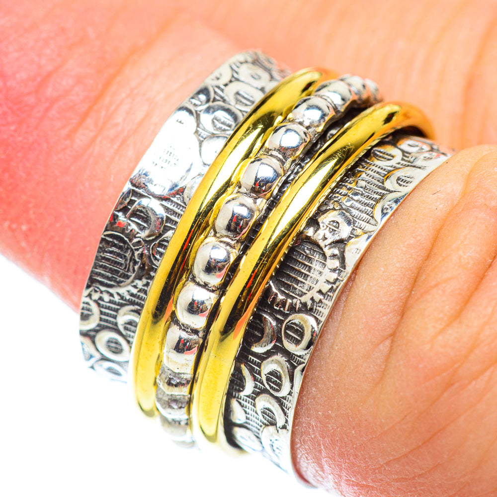Meditation Spinner Rings handcrafted by Anasilvercos - RING54645