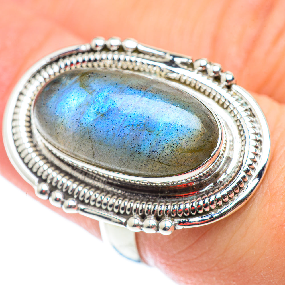 Labradorite Rings handcrafted by Anasilvercos - RING54656