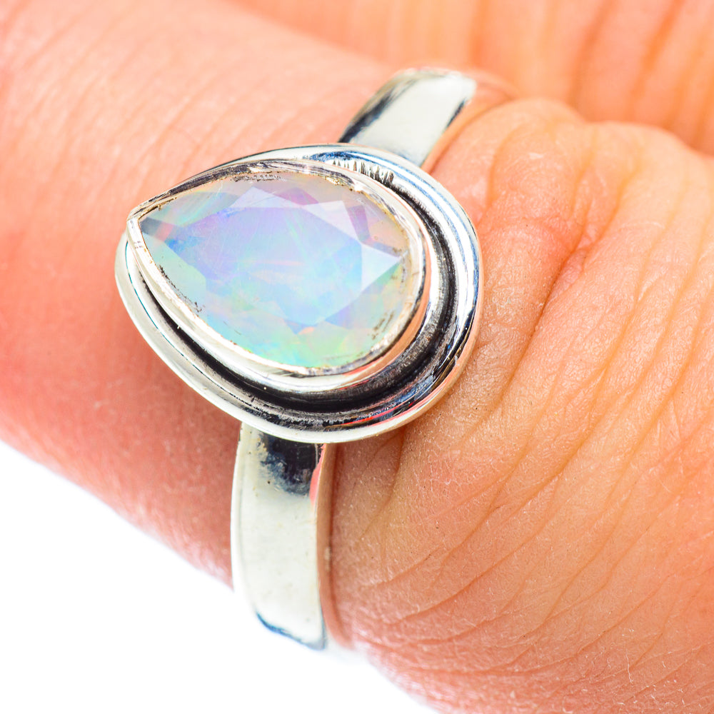 Ethiopian Opal Rings handcrafted by Anasilvercos - RING54684