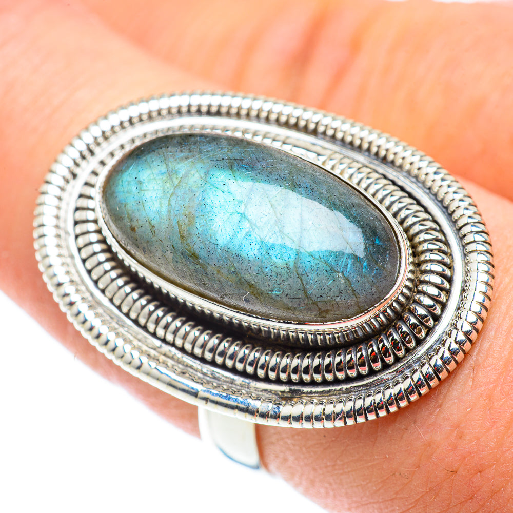 Labradorite Rings handcrafted by Anasilvercos - RING54690
