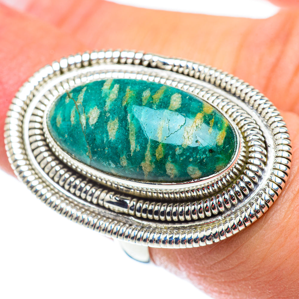 Amazonite Rings handcrafted by Anasilvercos - RING54850