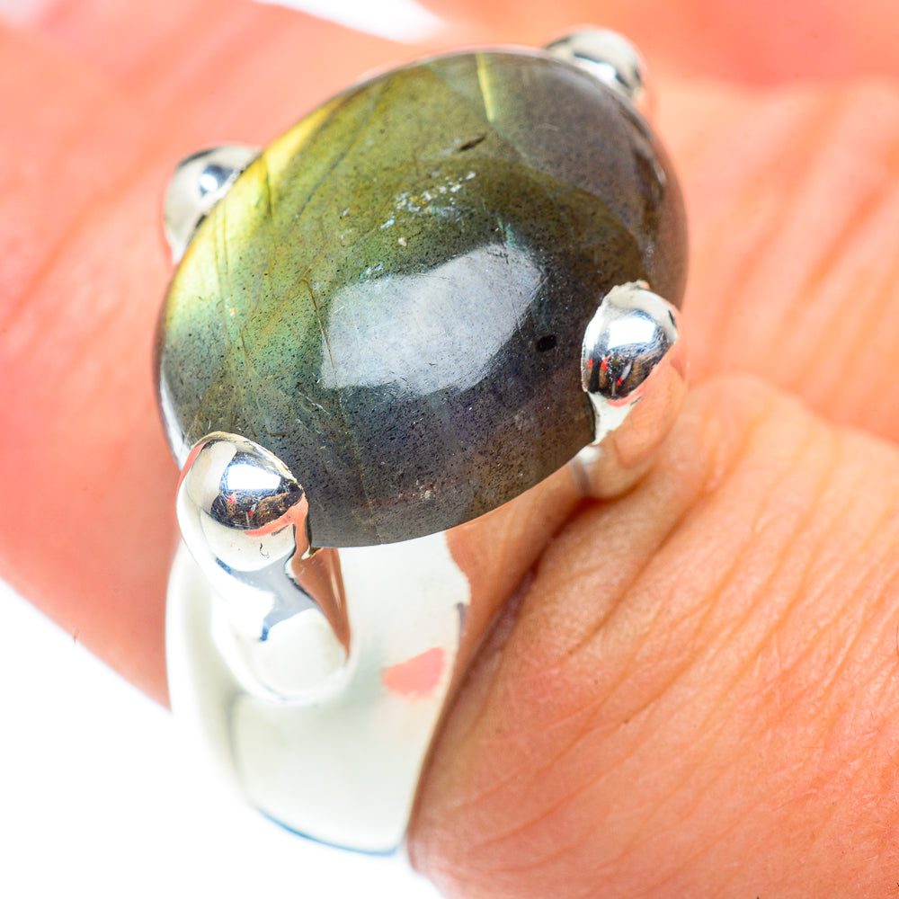 Labradorite Rings handcrafted by Anasilvercos - RING54905