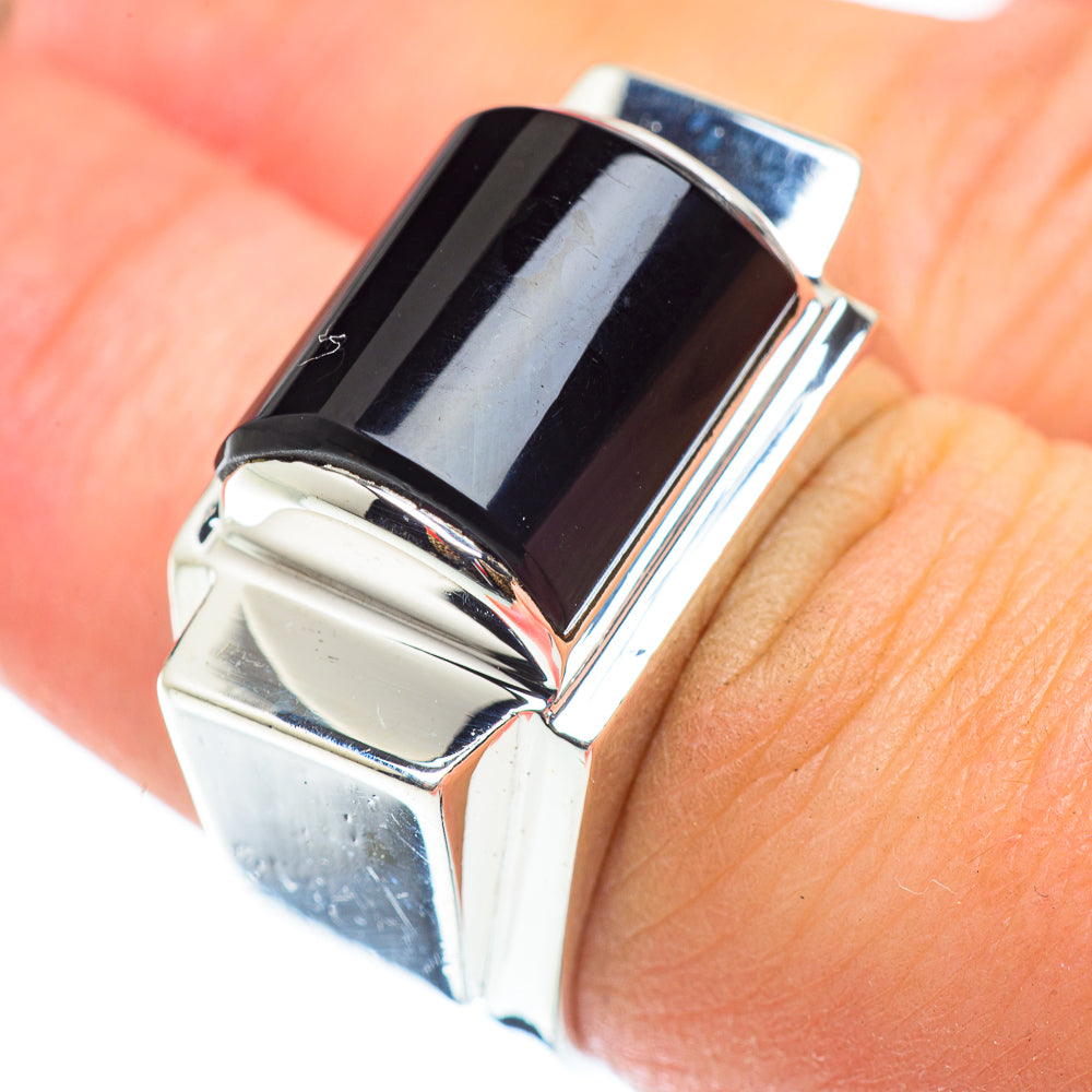 Black Onyx Rings handcrafted by Anasilvercos - RING54927