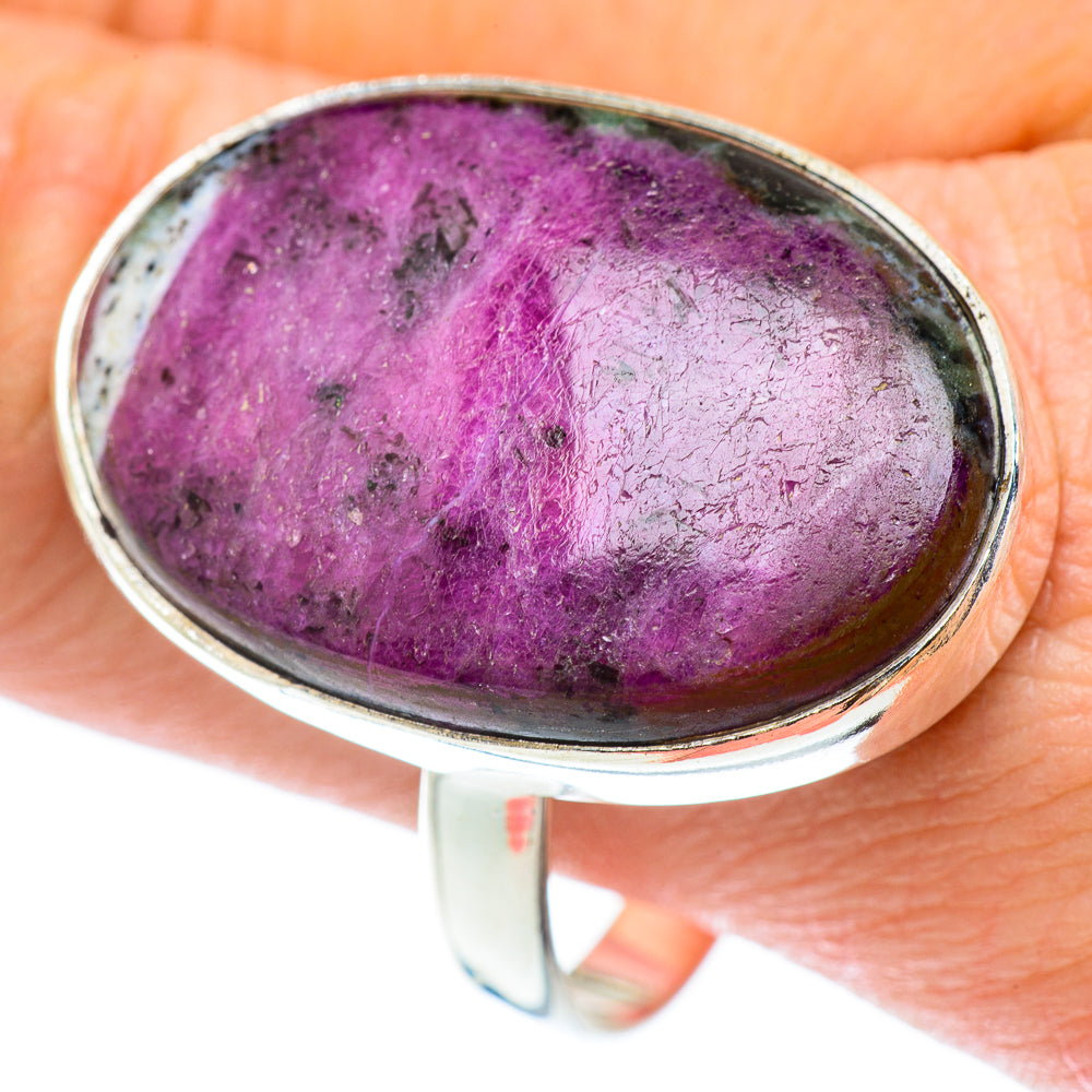 Ruby Zoisite Rings handcrafted by Anasilvercos - RING54969