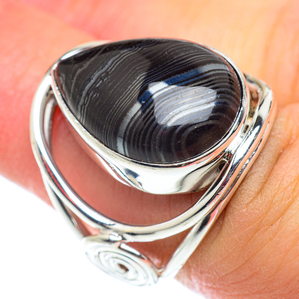 Psilomelane Rings handcrafted by Anasilvercos - RING54971