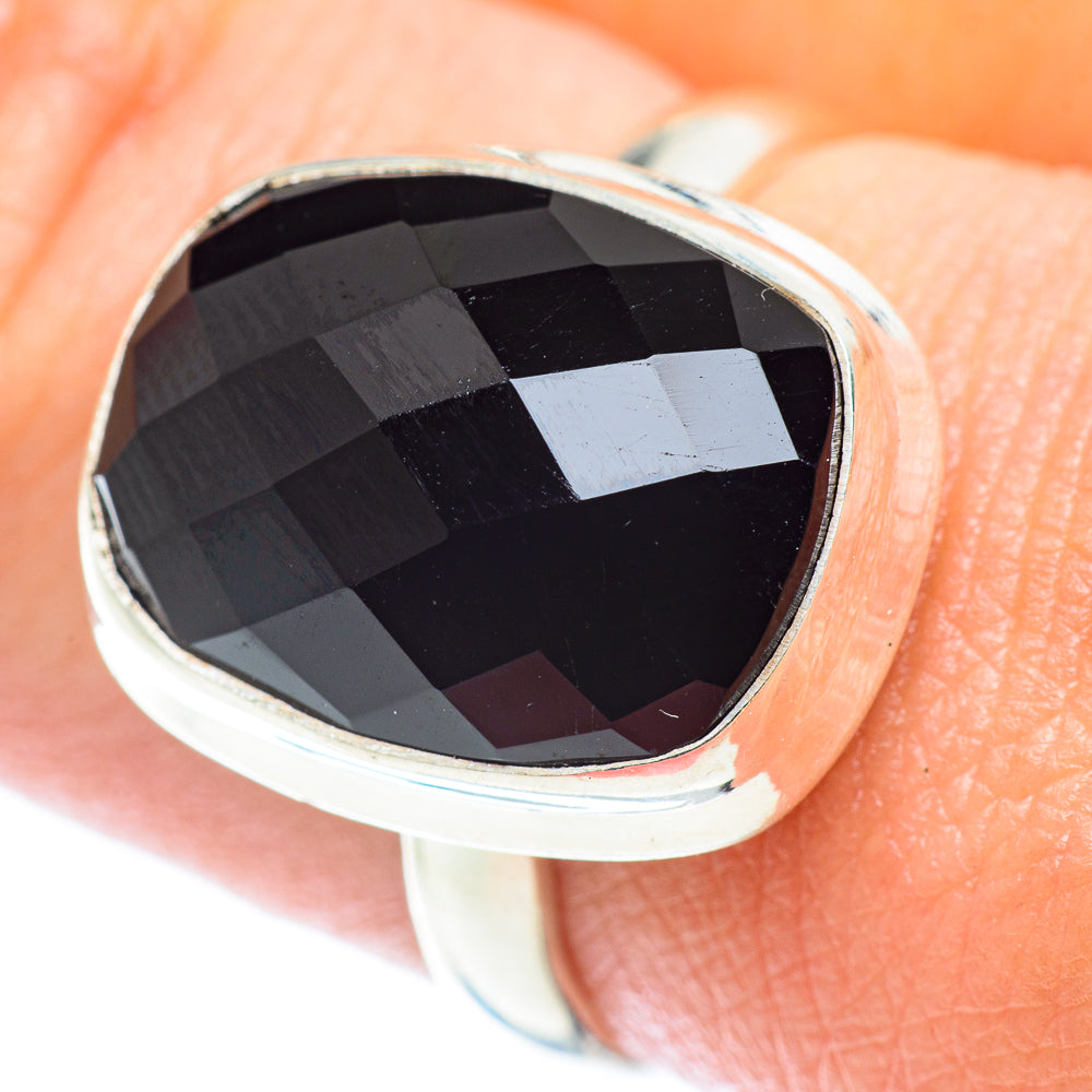 Black Onyx Rings handcrafted by Anasilvercos - RING55011
