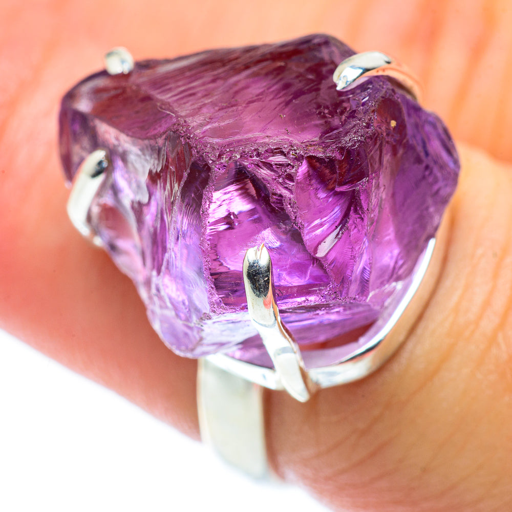 Amethyst Rings handcrafted by Anasilvercos - RING55026
