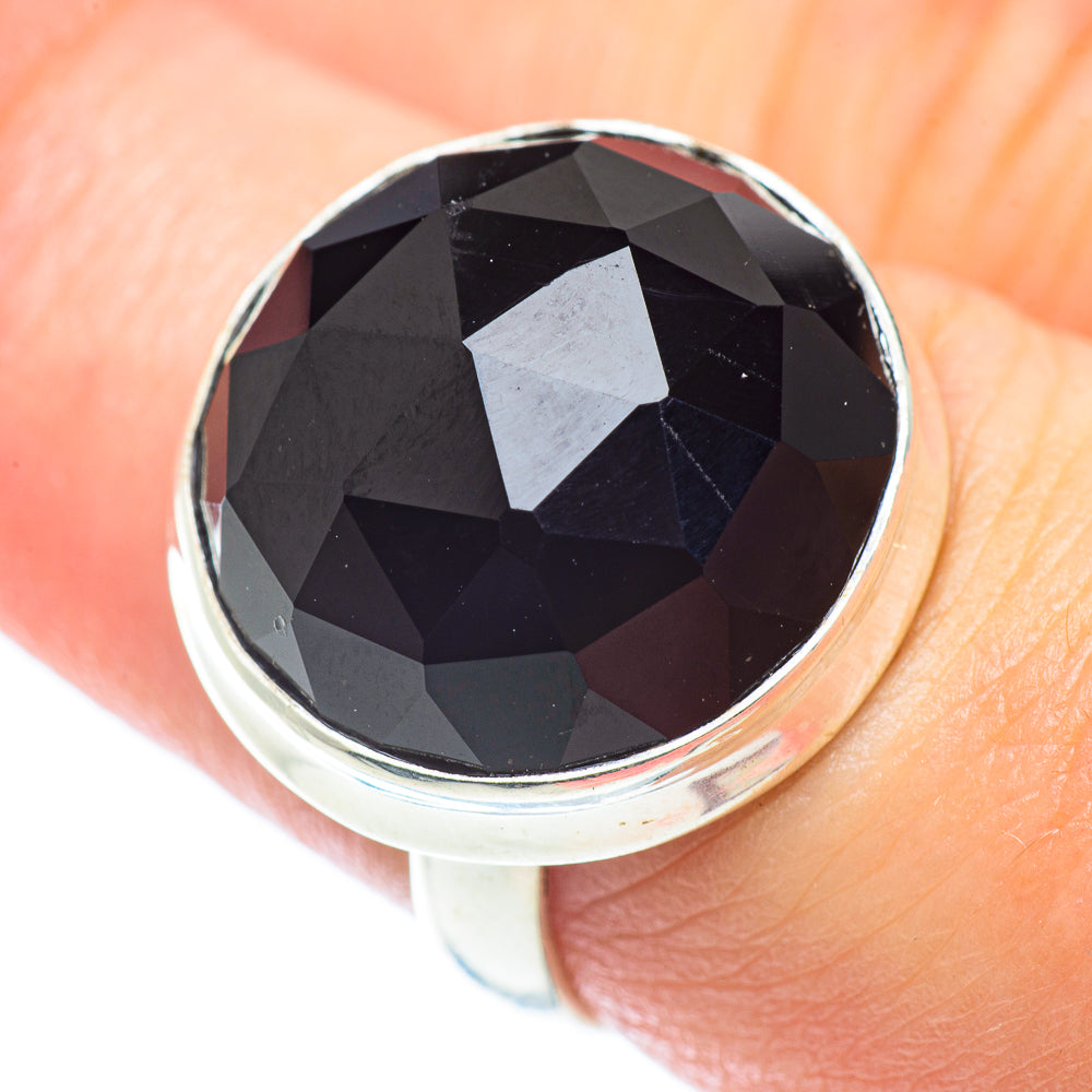 Black Onyx Rings handcrafted by Anasilvercos - RING55030