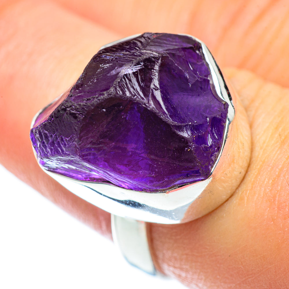 Amethyst Rings handcrafted by Anasilvercos - RING55048