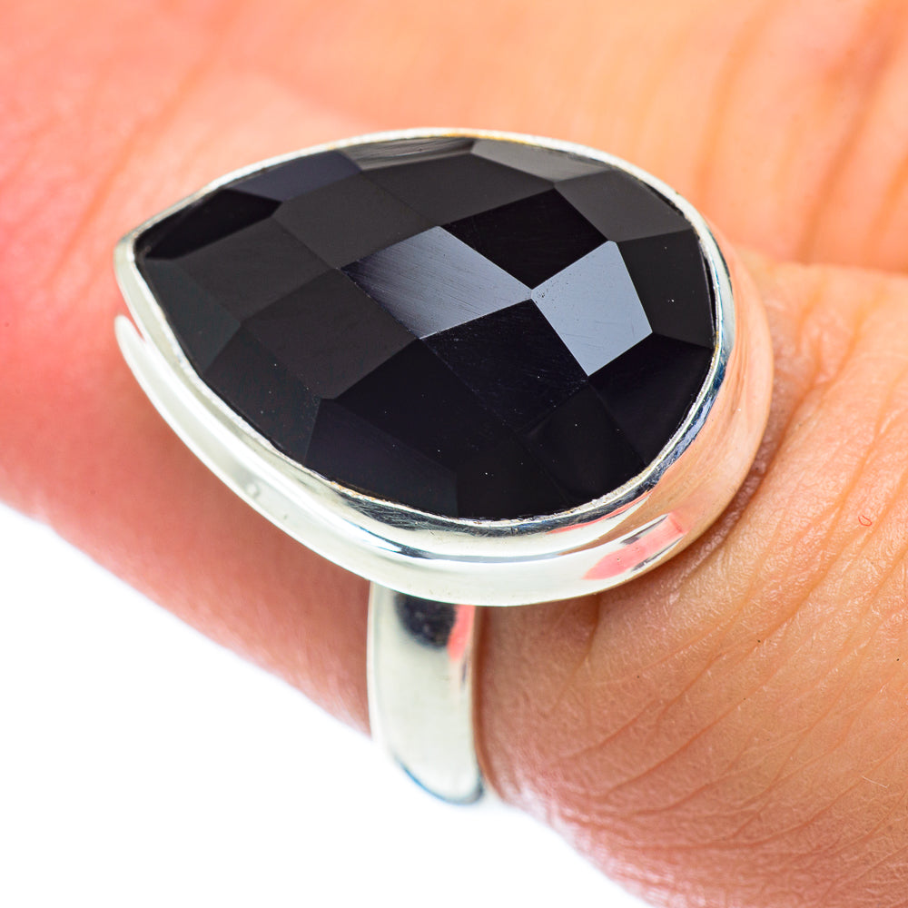 Black Onyx Rings handcrafted by Anasilvercos - RING55053