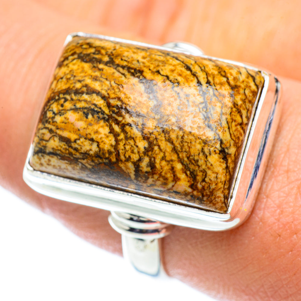 Picture Jasper Rings handcrafted by Anasilvercos - RING55174