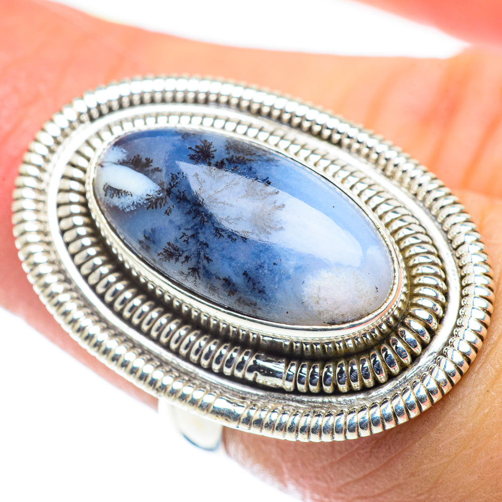 Dendritic Opal Rings handcrafted by Anasilvercos - RING55223