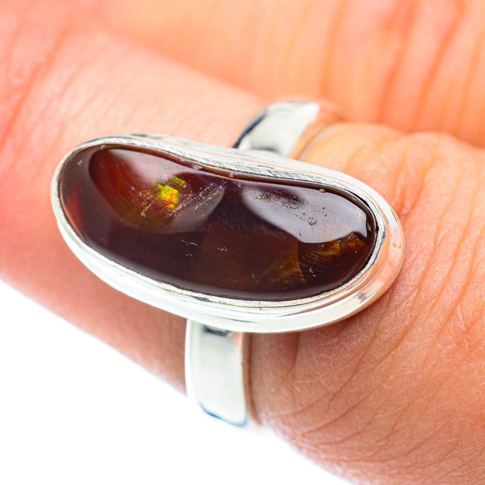 Mexican Fire Agate Rings handcrafted by Anasilvercos - RING55233