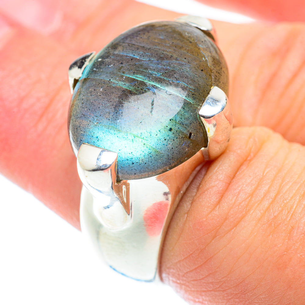 Labradorite Rings handcrafted by Anasilvercos - RING55251