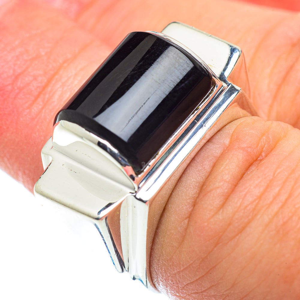 Black Onyx Rings handcrafted by Anasilvercos - RING55263