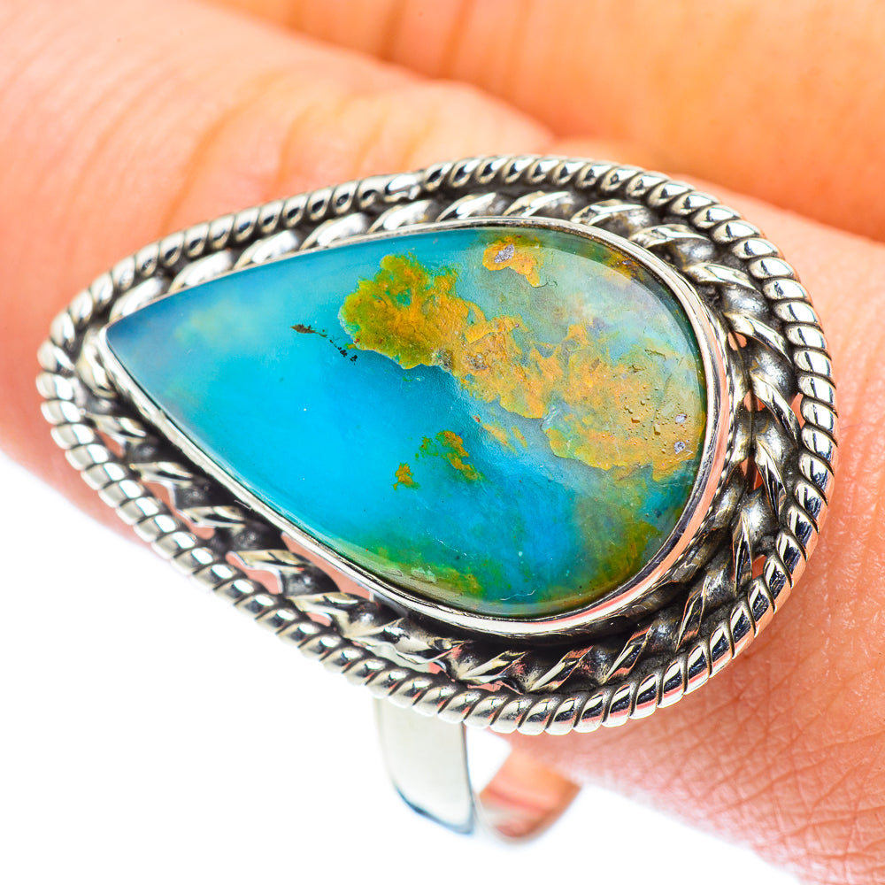 Peruvian Opal Rings handcrafted by Anasilvercos - RING55268