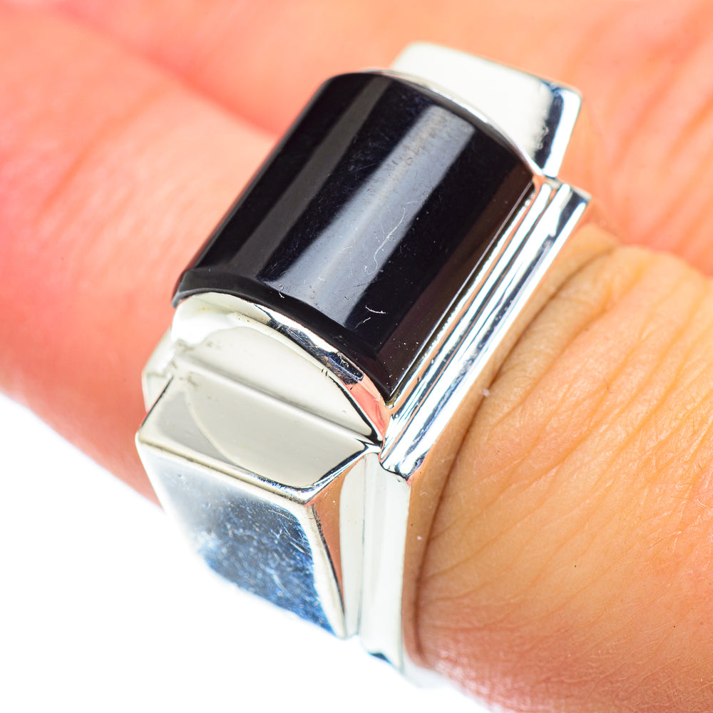 Black Onyx Rings handcrafted by Anasilvercos - RING55295