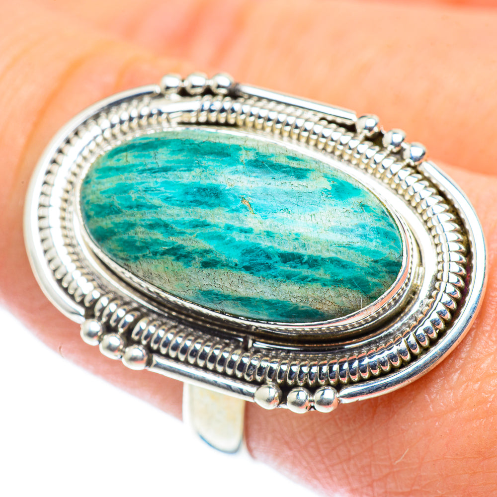 Amazonite Rings handcrafted by Anasilvercos - RING55310