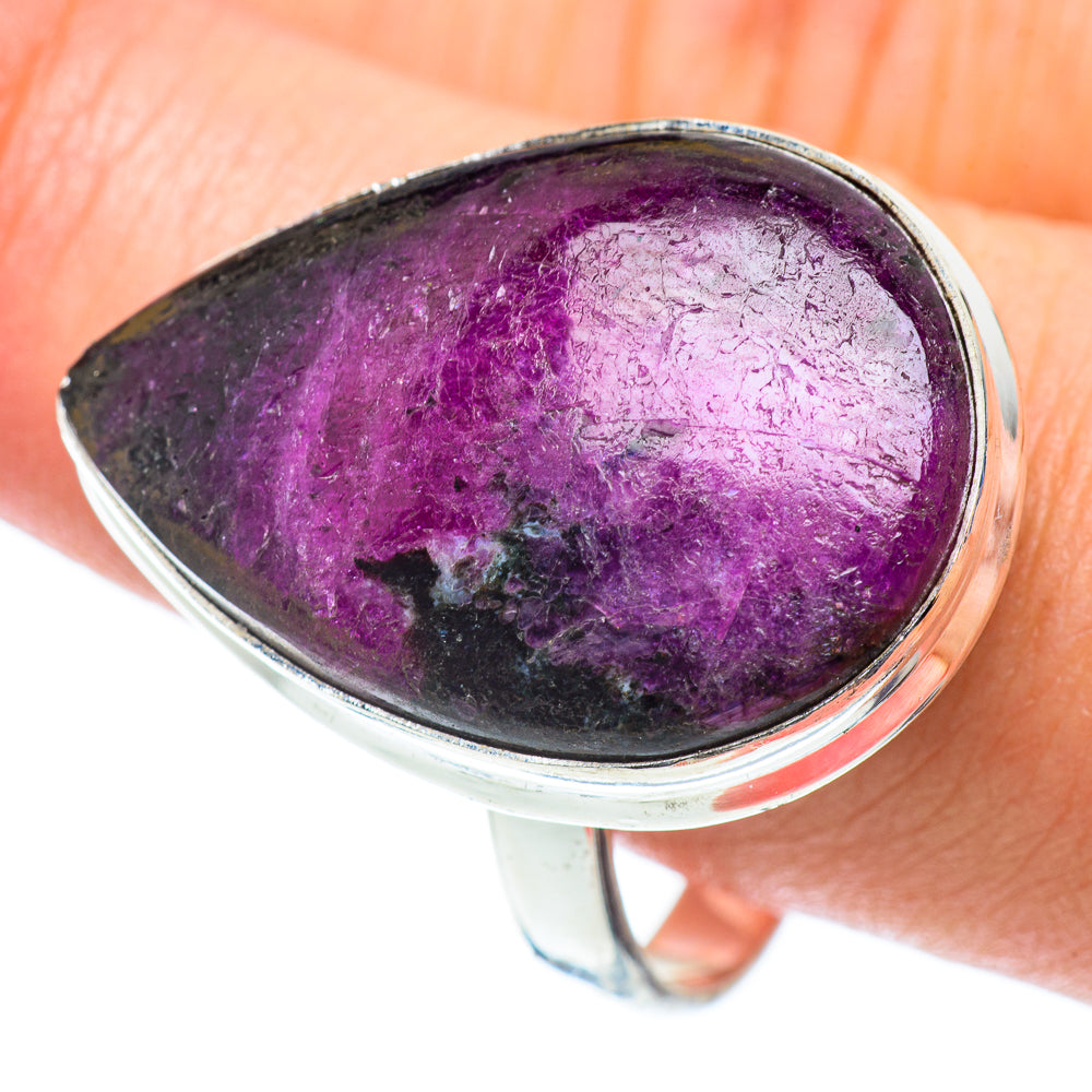 Ruby Fuchsite Rings handcrafted by Anasilvercos - RING55332