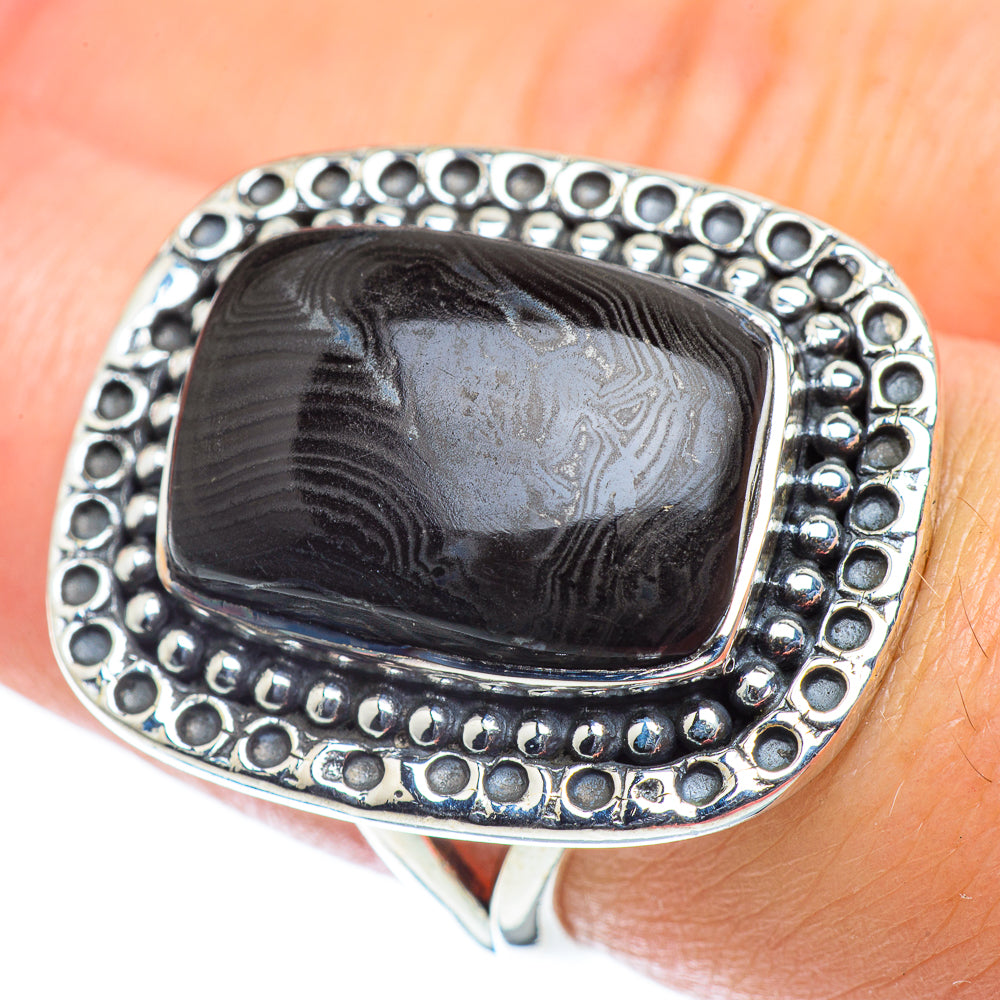 Psilomelane Rings handcrafted by Anasilvercos - RING55449