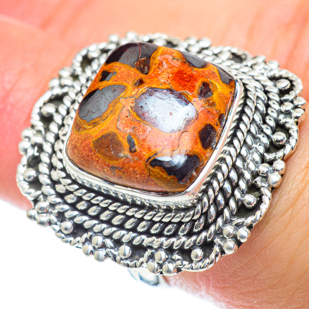 Chert Breccia Rings handcrafted by Anasilvercos - RING55467