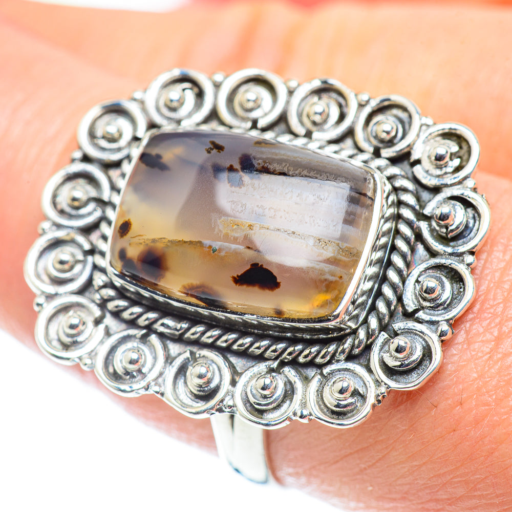 Montana Agate Rings handcrafted by Anasilvercos - RING55493