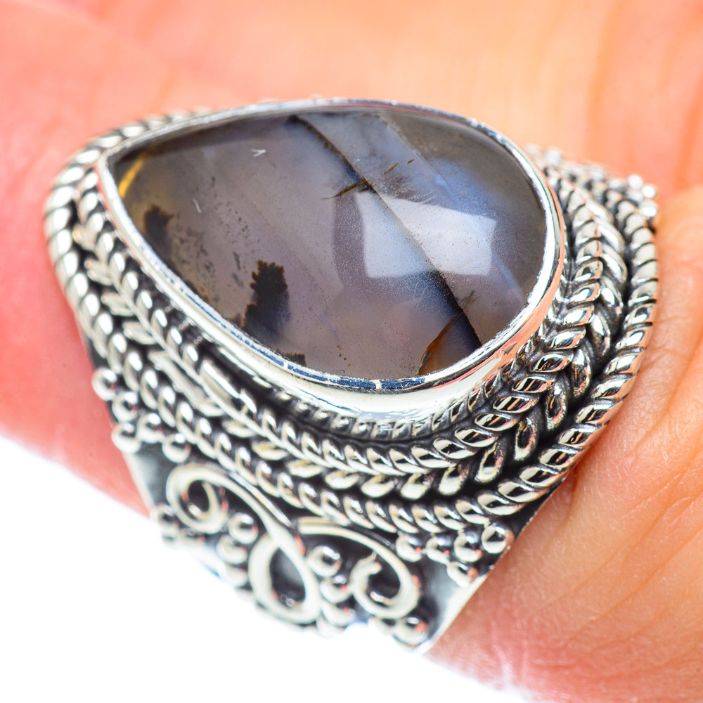 Montana Agate Rings handcrafted by Anasilvercos - RING55516