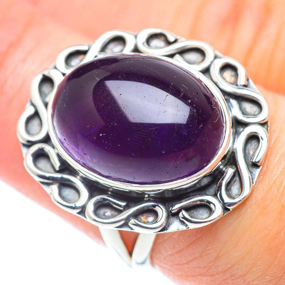 Amethyst Rings handcrafted by Anasilvercos - RING55521