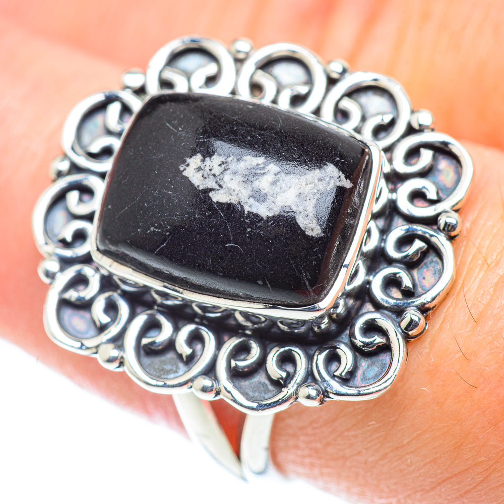 Psilomelane Rings handcrafted by Anasilvercos - RING55525