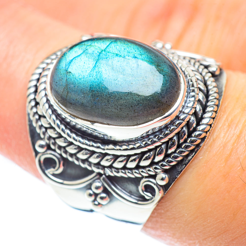 Labradorite Rings handcrafted by Anasilvercos - RING55552