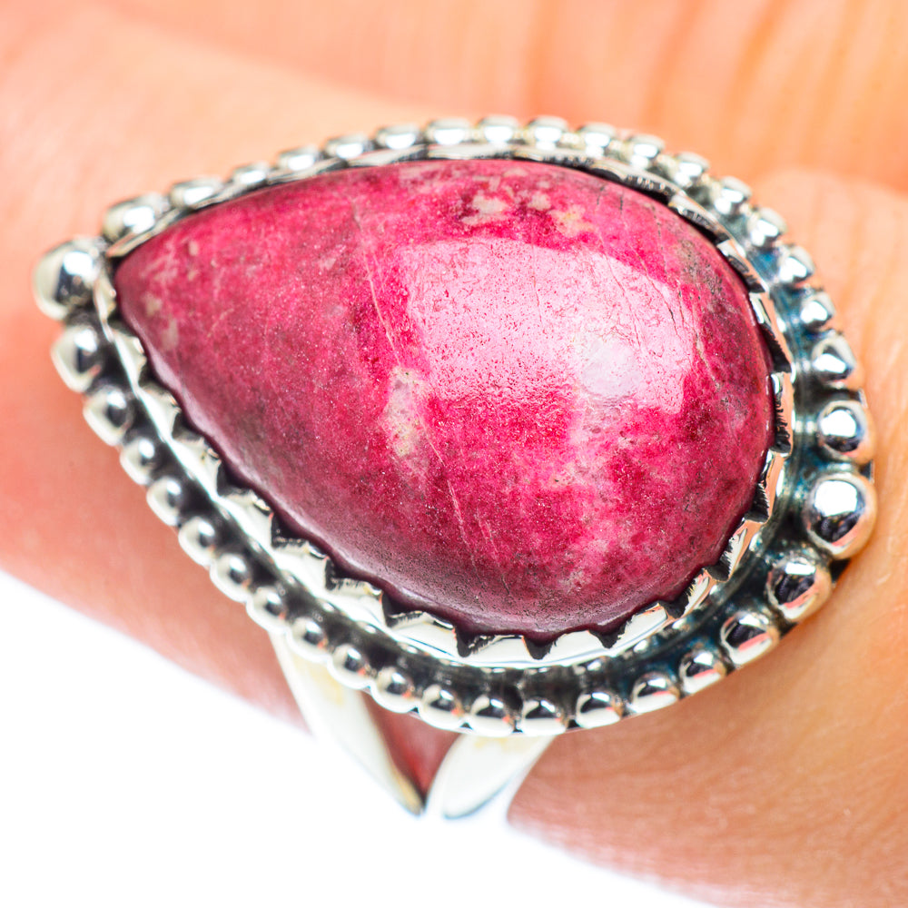 Thulite Rings handcrafted by Anasilvercos - RING55557