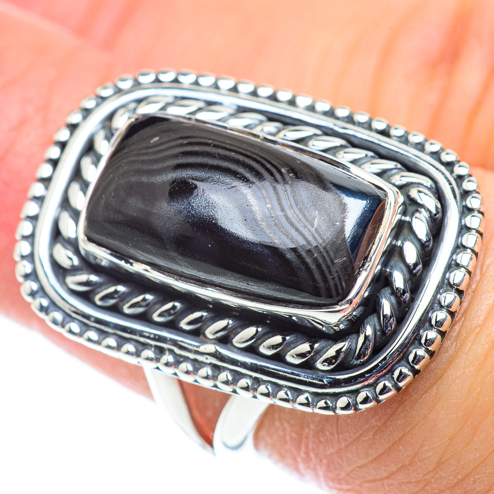 Psilomelane Rings handcrafted by Anasilvercos - RING55561