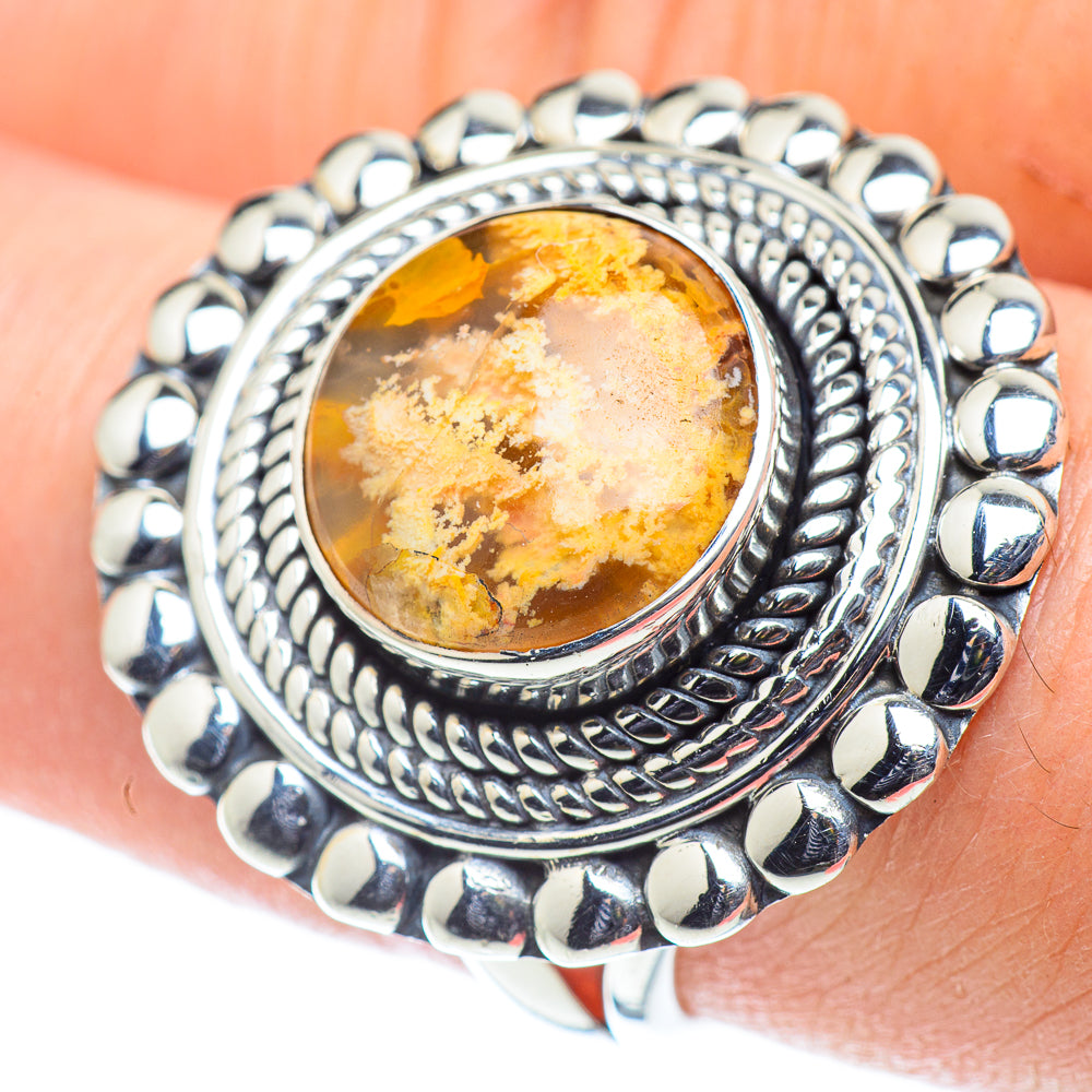 Brecciated Mookaite Rings handcrafted by Anasilvercos - RING55573