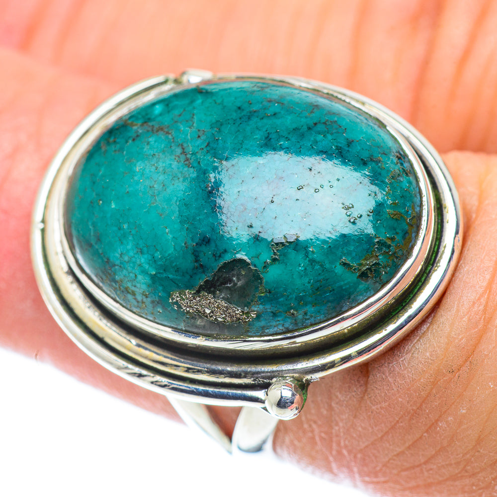 Tibetan Turquoise Rings handcrafted by Anasilvercos - RING55584