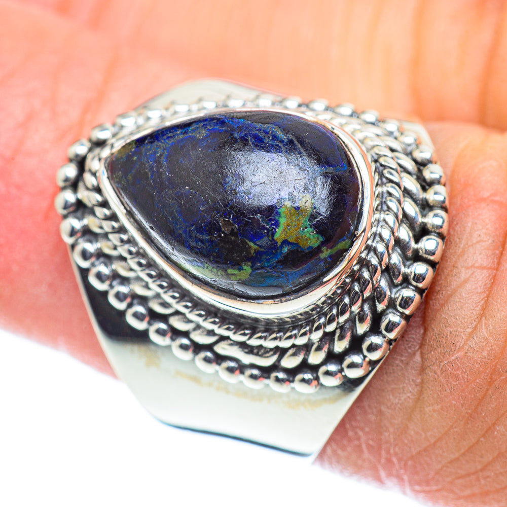 Azurite Rings handcrafted by Anasilvercos - RING55595