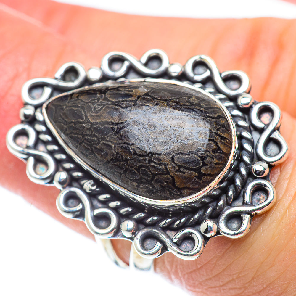 Dinosaur Bone Rings handcrafted by Anasilvercos - RING55619