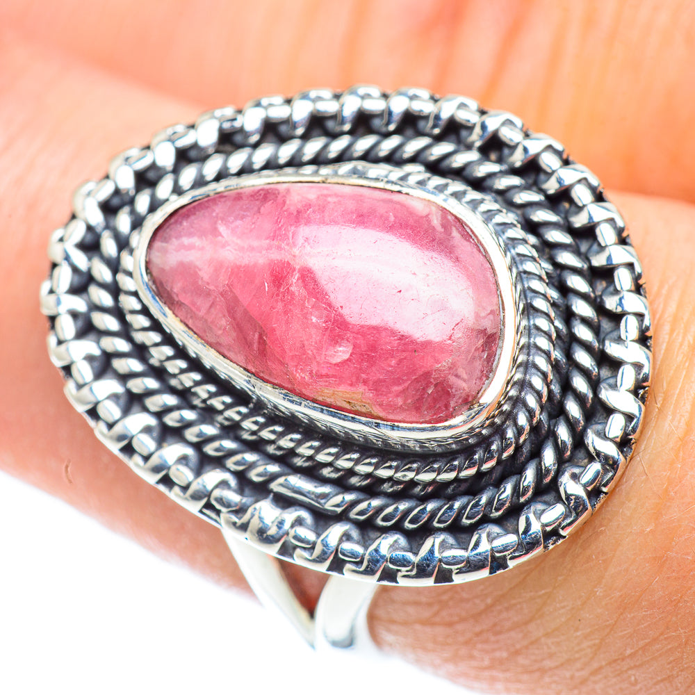 Rhodochrosite Rings handcrafted by Anasilvercos - RING55624