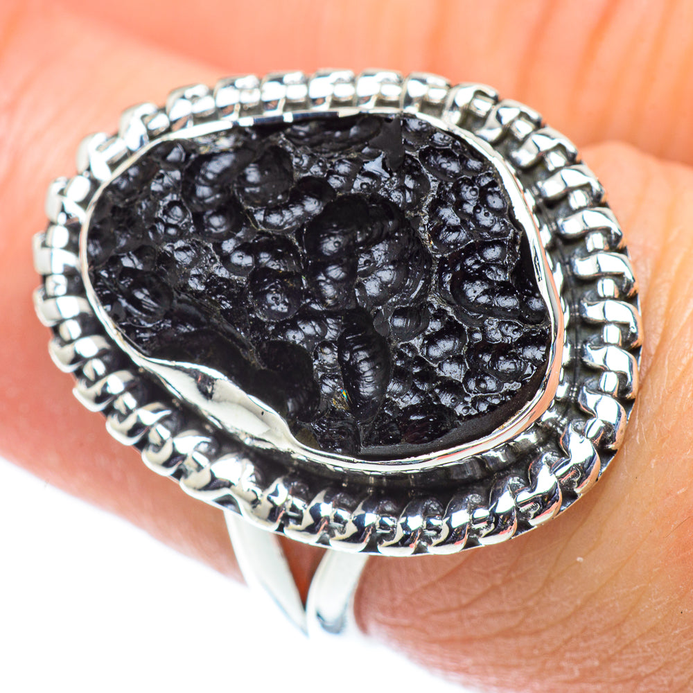 Tektite Rings handcrafted by Anasilvercos - RING55627