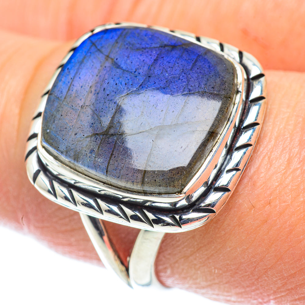 Labradorite Rings handcrafted by Anasilvercos - RING55631