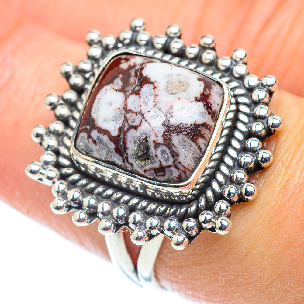 Red Jasper Rings handcrafted by Anasilvercos - RING55686