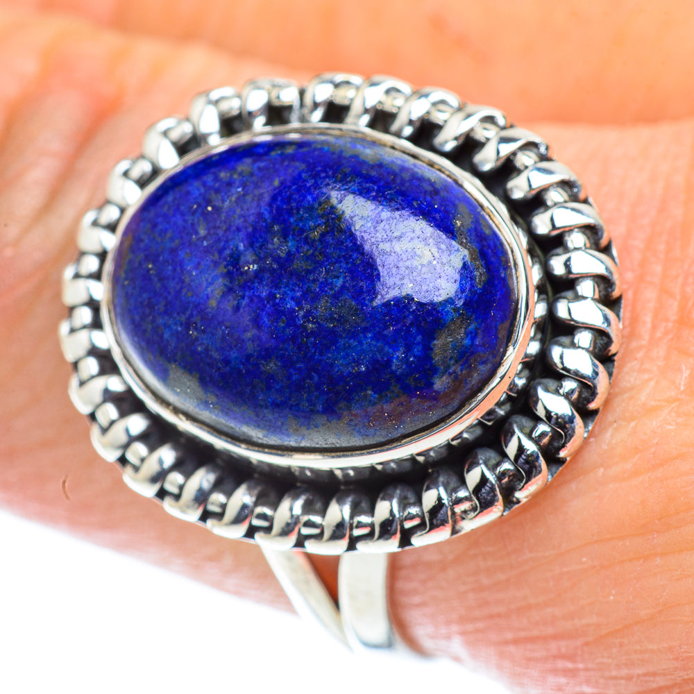 Lapis Lazuli Rings handcrafted by Anasilvercos - RING55693