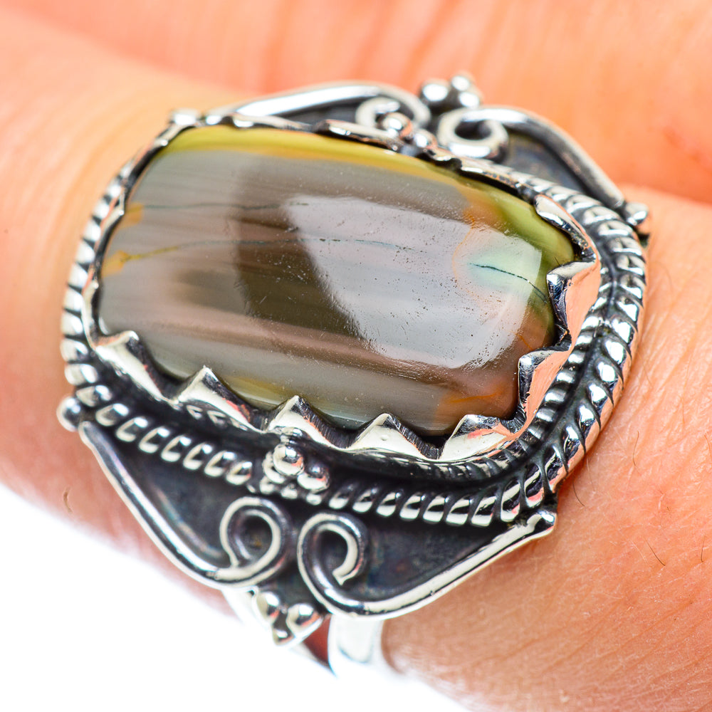 Willow Creek Jasper Rings handcrafted by Anasilvercos - RING55707