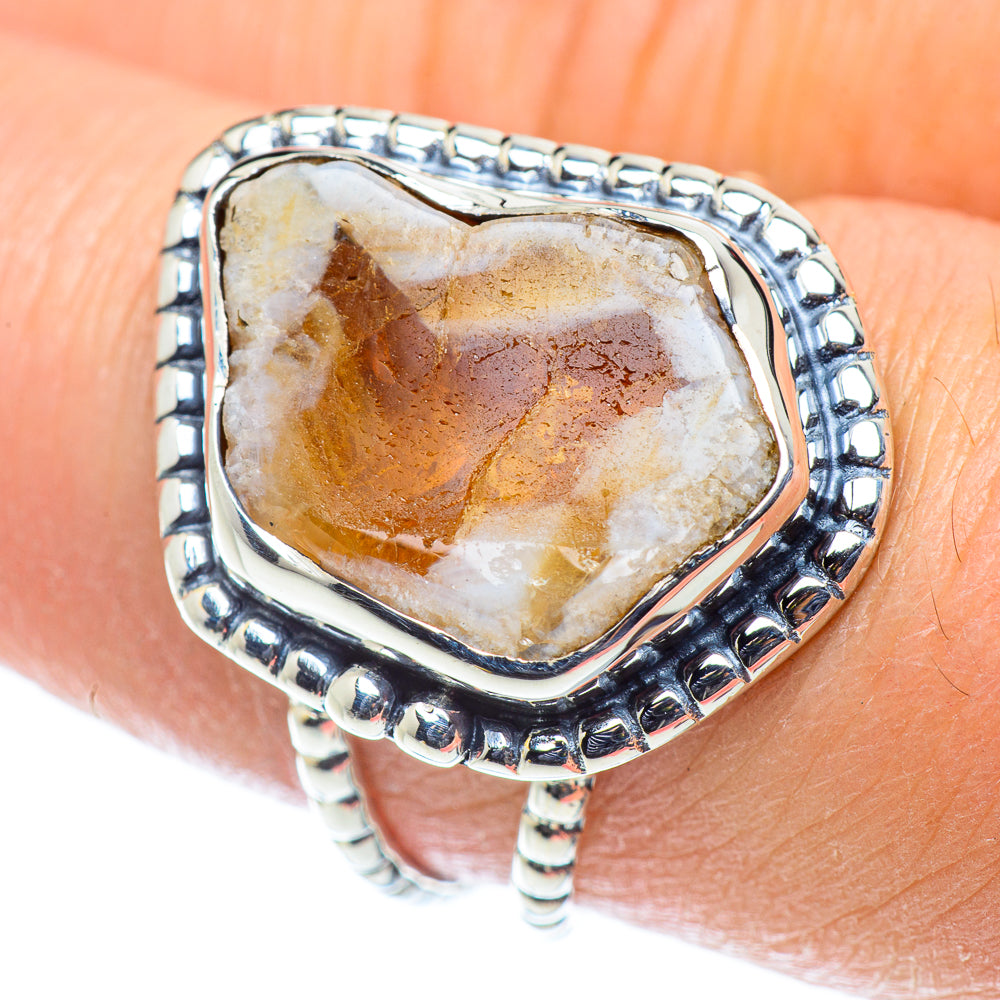 Citrine Rings handcrafted by Anasilvercos - RING55708