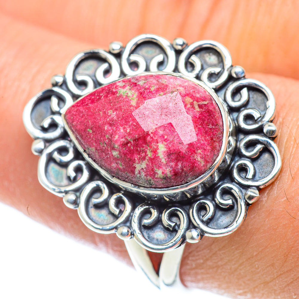 Thulite Rings handcrafted by Anasilvercos - RING55711