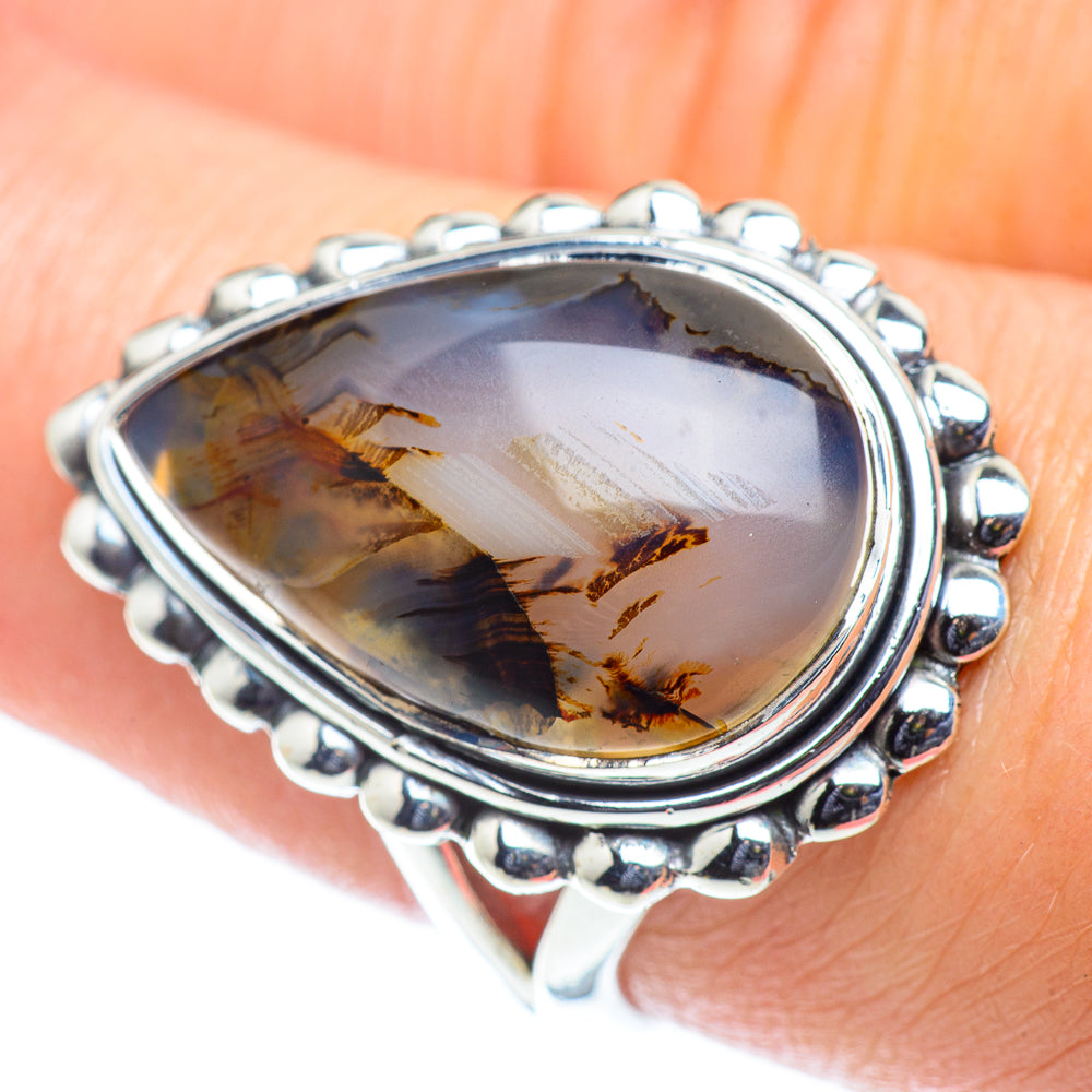 Montana Agate Rings handcrafted by Anasilvercos - RING55732