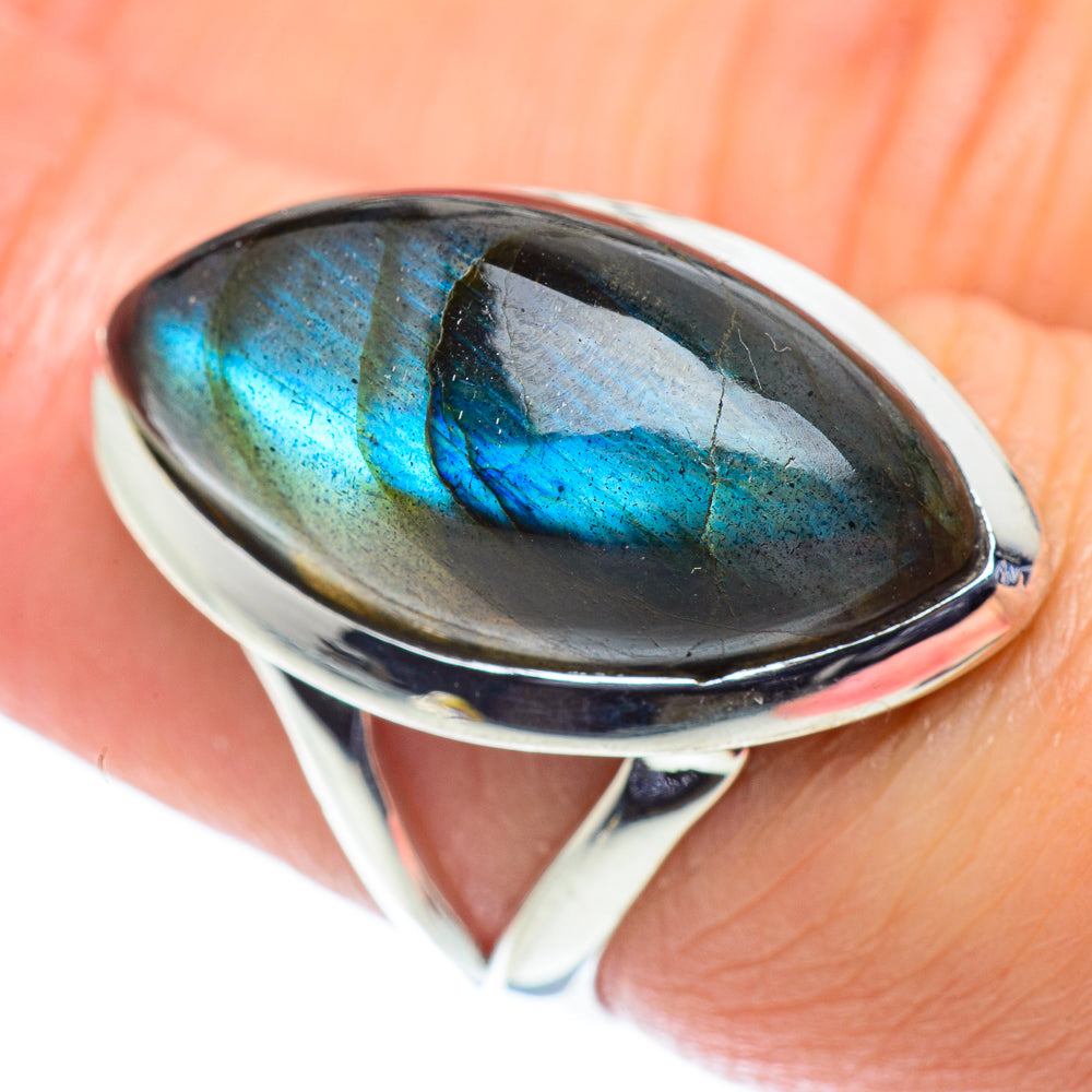 Labradorite Rings handcrafted by Anasilvercos - RING55747