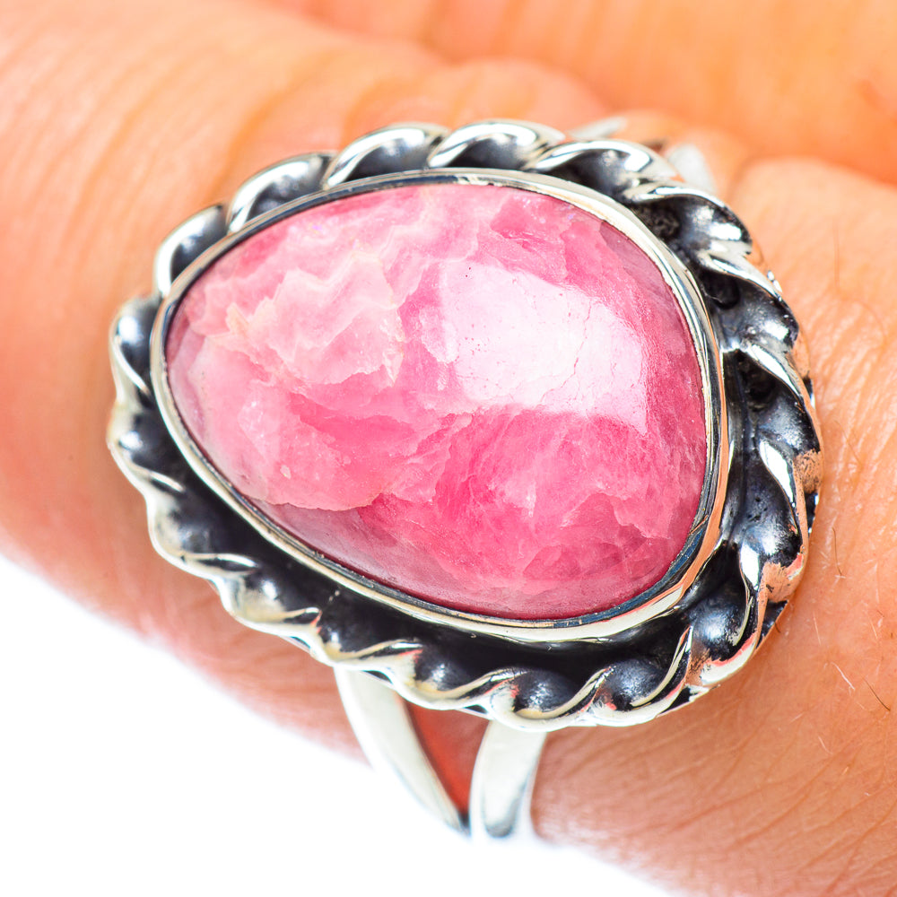 Rhodochrosite Rings handcrafted by Anasilvercos - RING55751