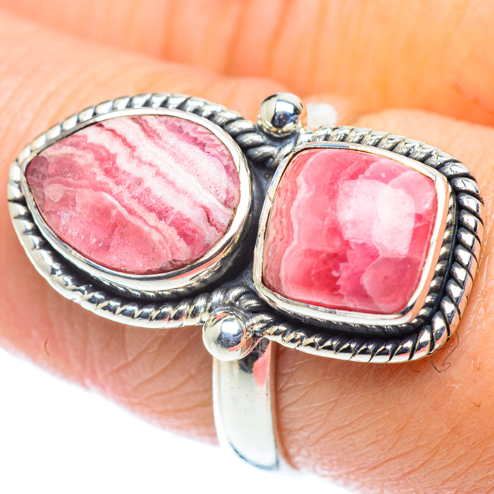 Rhodochrosite Rings handcrafted by Anasilvercos - RING55771